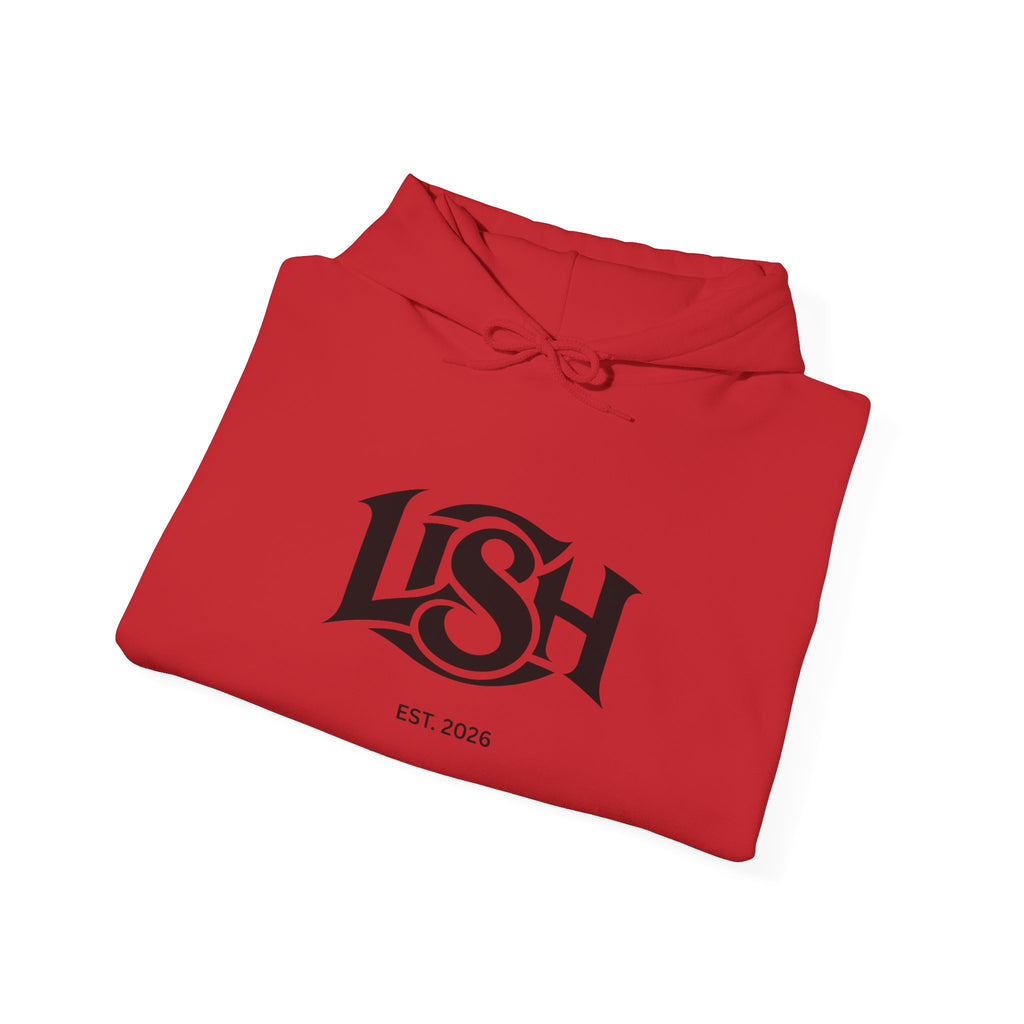 LISH Hoodie — Minimal Vintage Script Pullover (Est. 2026)