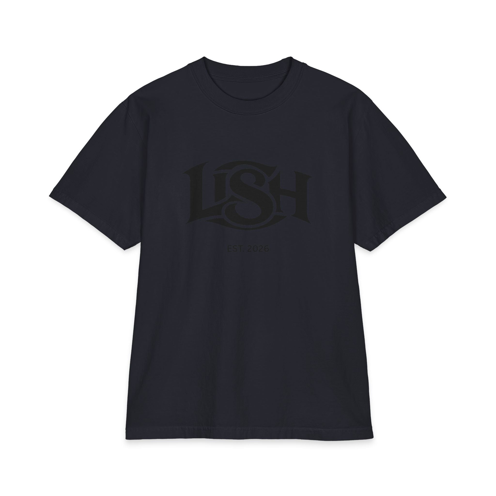 LISH Logo Tee — Vintage Script Graphic T-Shirt (Est. 2026) Heavy