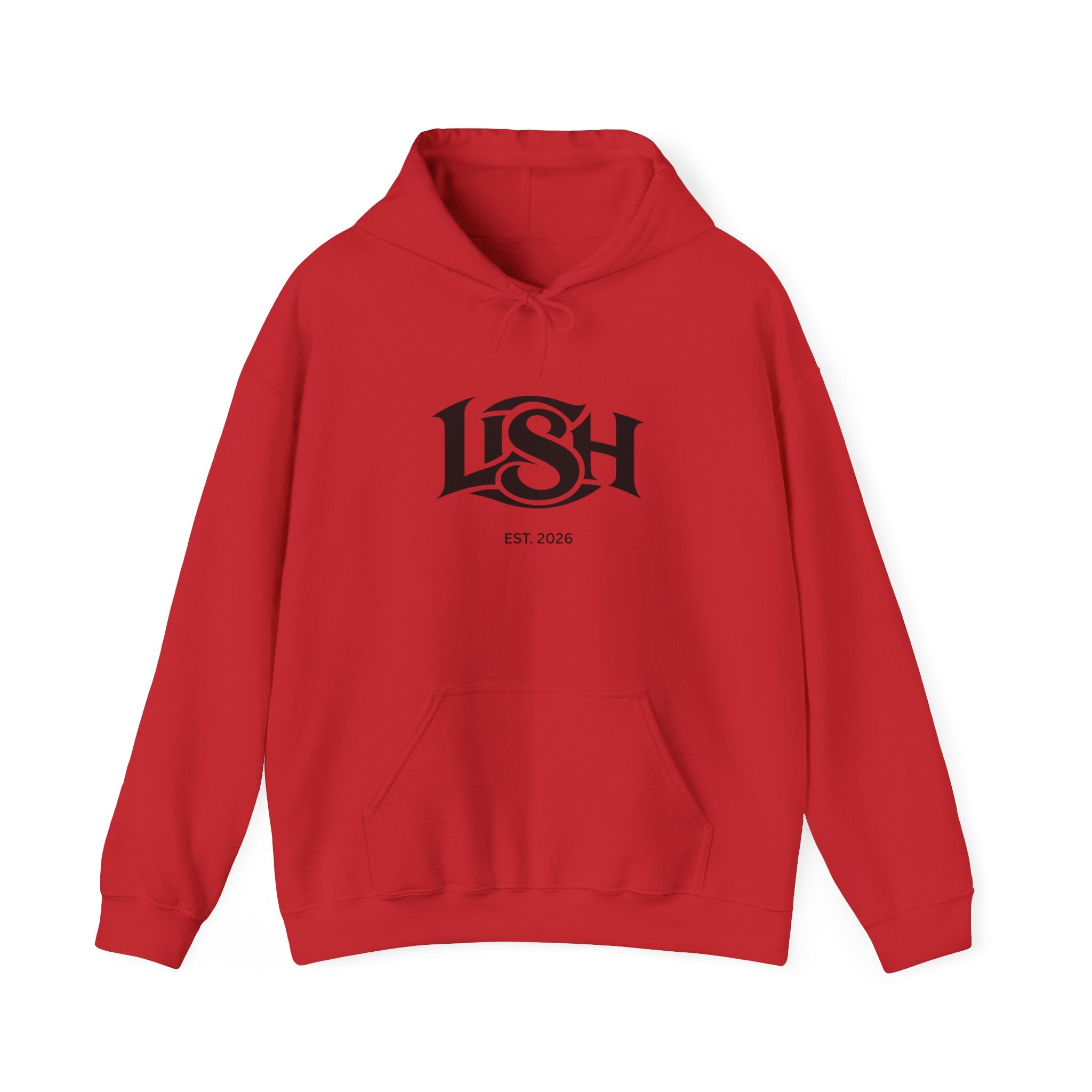 LISH Hoodie — Minimal Vintage Script Pullover (Est. 2026)