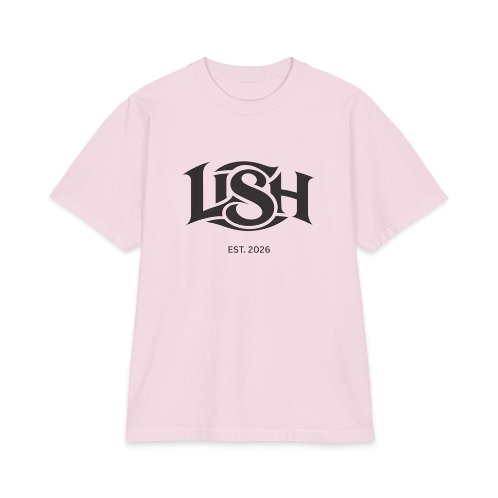 LISH Logo Tee — Vintage Script Graphic T-Shirt (Est. 2026) Heavy